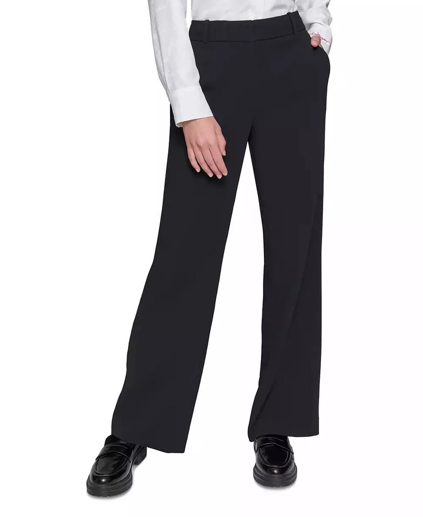 Karl Lagerfeld Paris Women's Bootcut High-Rise Pants 1