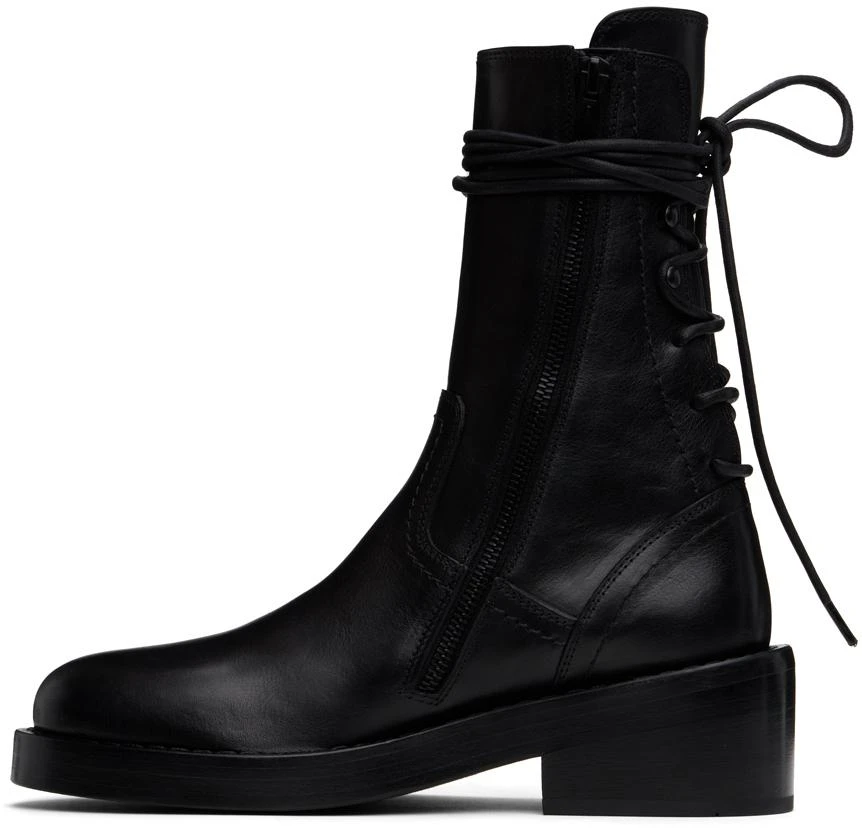 ANN DEMEULEMEESTER Black Henrica Boots 3