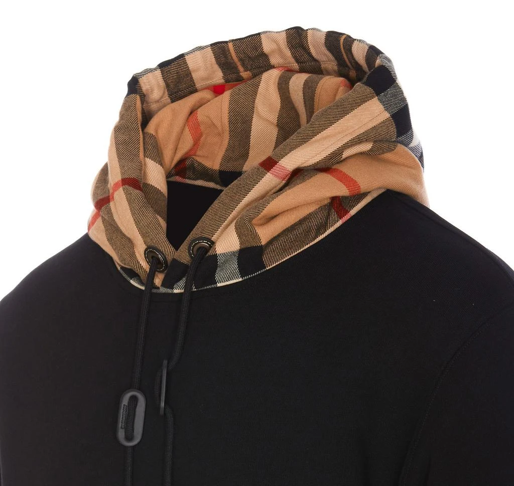 Burberry Burberry Checked Drawstring Hoodie 3