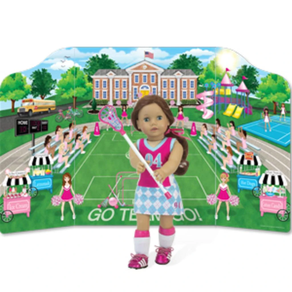 Teamson Sophia’s Sports Equipment Set for 18” Dolls, Hot Pink 2