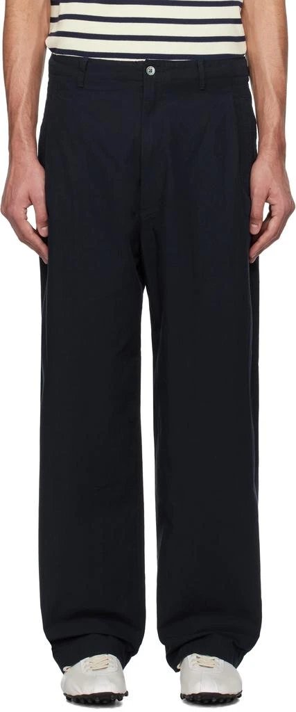 Nanamica Navy Tack Club Trousers 1