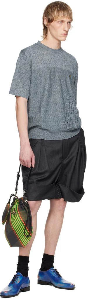 Vivienne Westwood Green Canvas Tar Drawstring Pouch 4