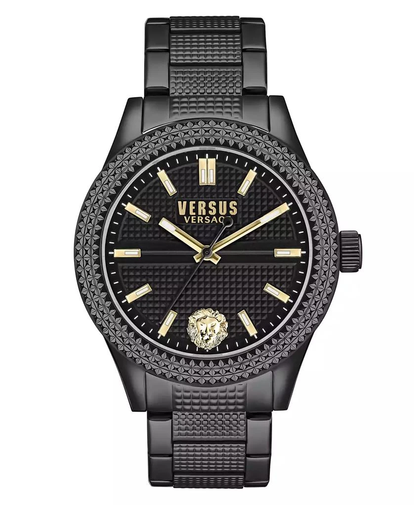 Versus Versace Women's Bayside Three Hand Black Stainless Steel Watch 38mm 1