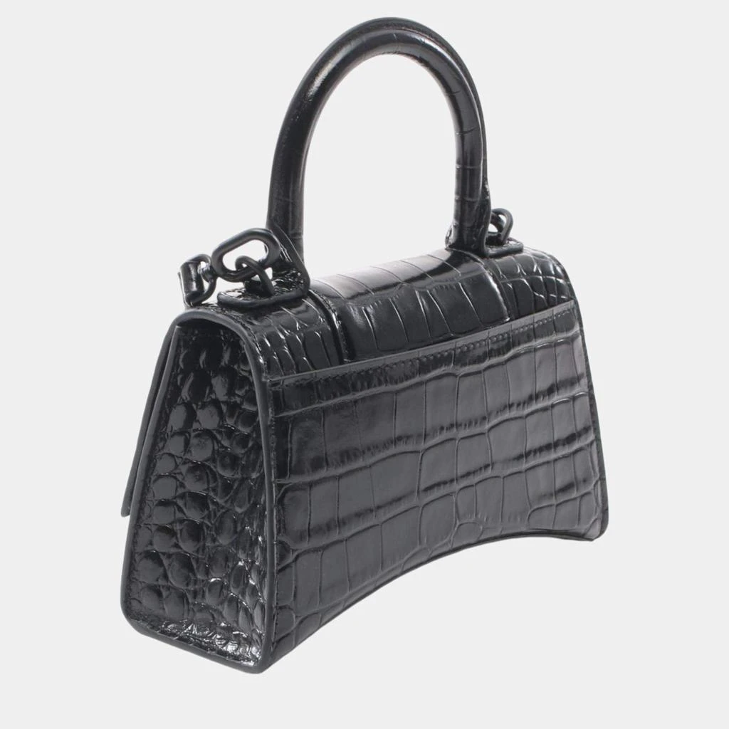 Balenciaga Balenciaga Hourglass Xs  Leather Black Handbag 2