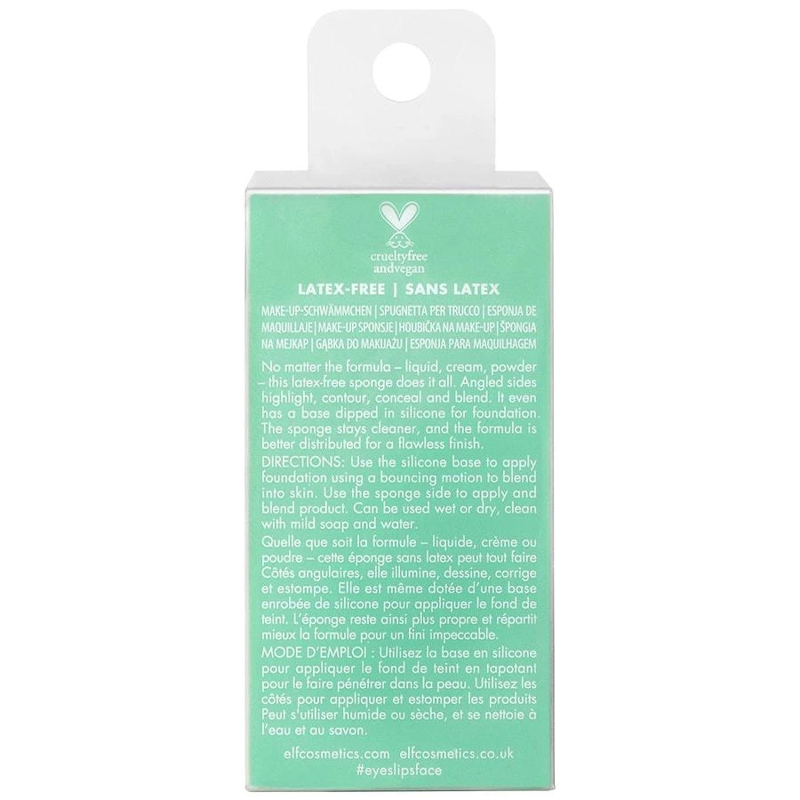 e.l.f. Angled Silicone Face Sponge 2