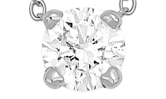 Bony Levy 14K Gold Diamond Solitaire Pendant Necklace - 0.12 ctw