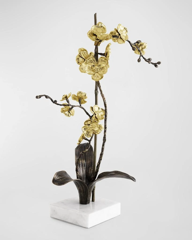 Michael Aram Gold Orchid Large Stem Sculpture - 22"T 3