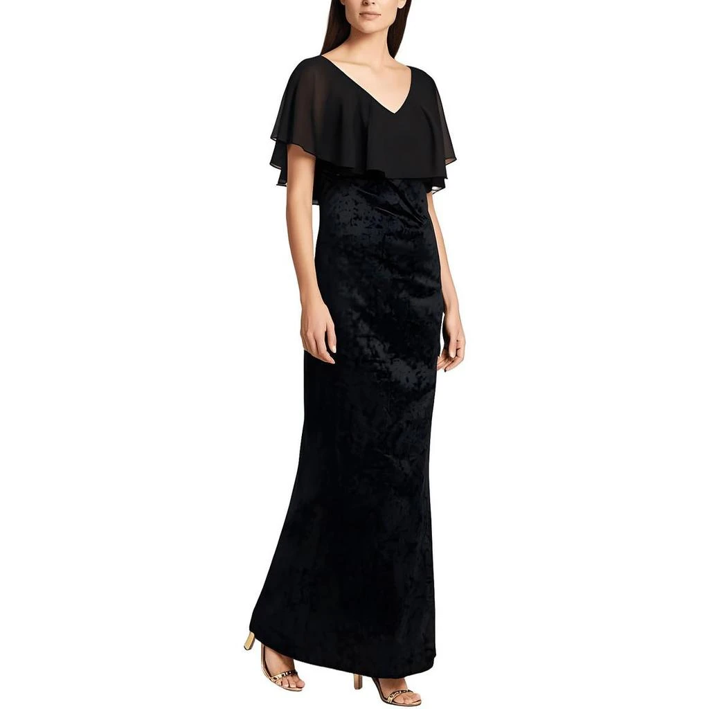 green emerald velvet dress Connected Apparel TPN10681