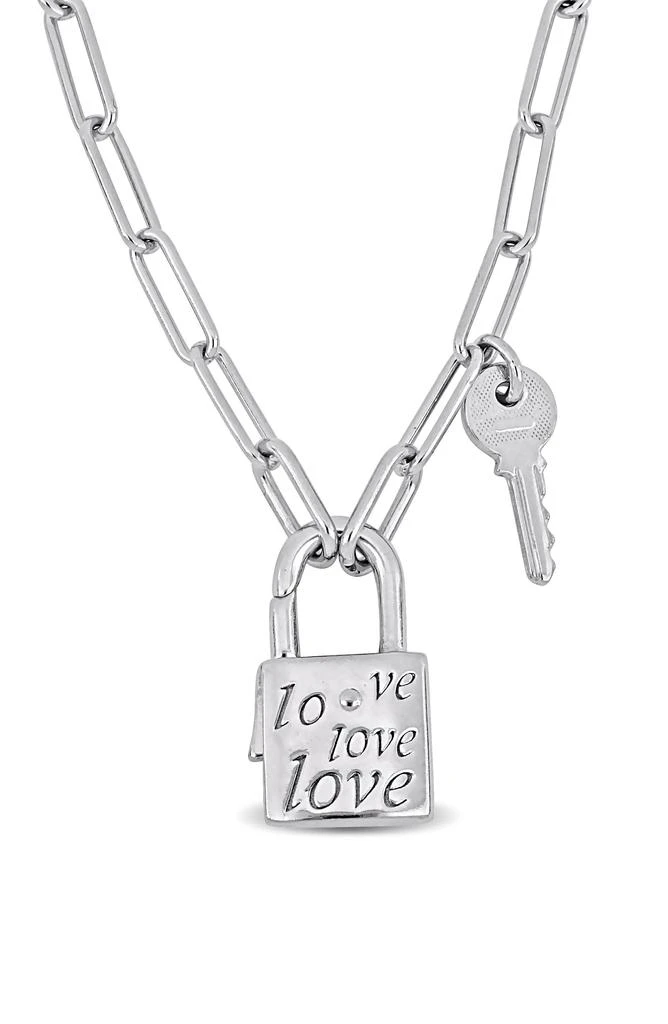 DELMAR Lock
Key Paper Clip Chain Necklace