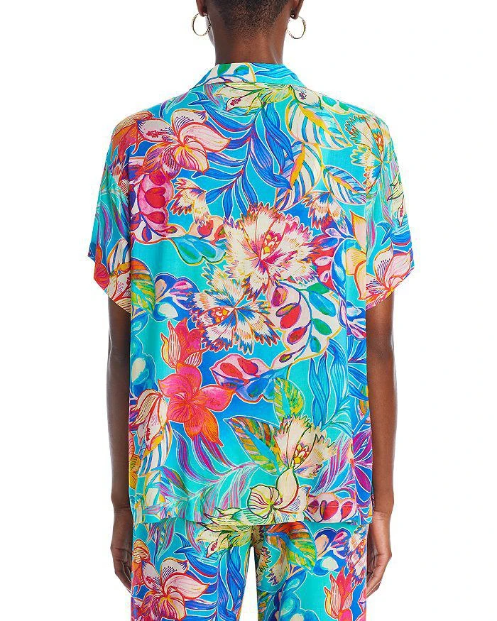 Johnny Was Helena Camp Shirt Swim Cover-Up 3