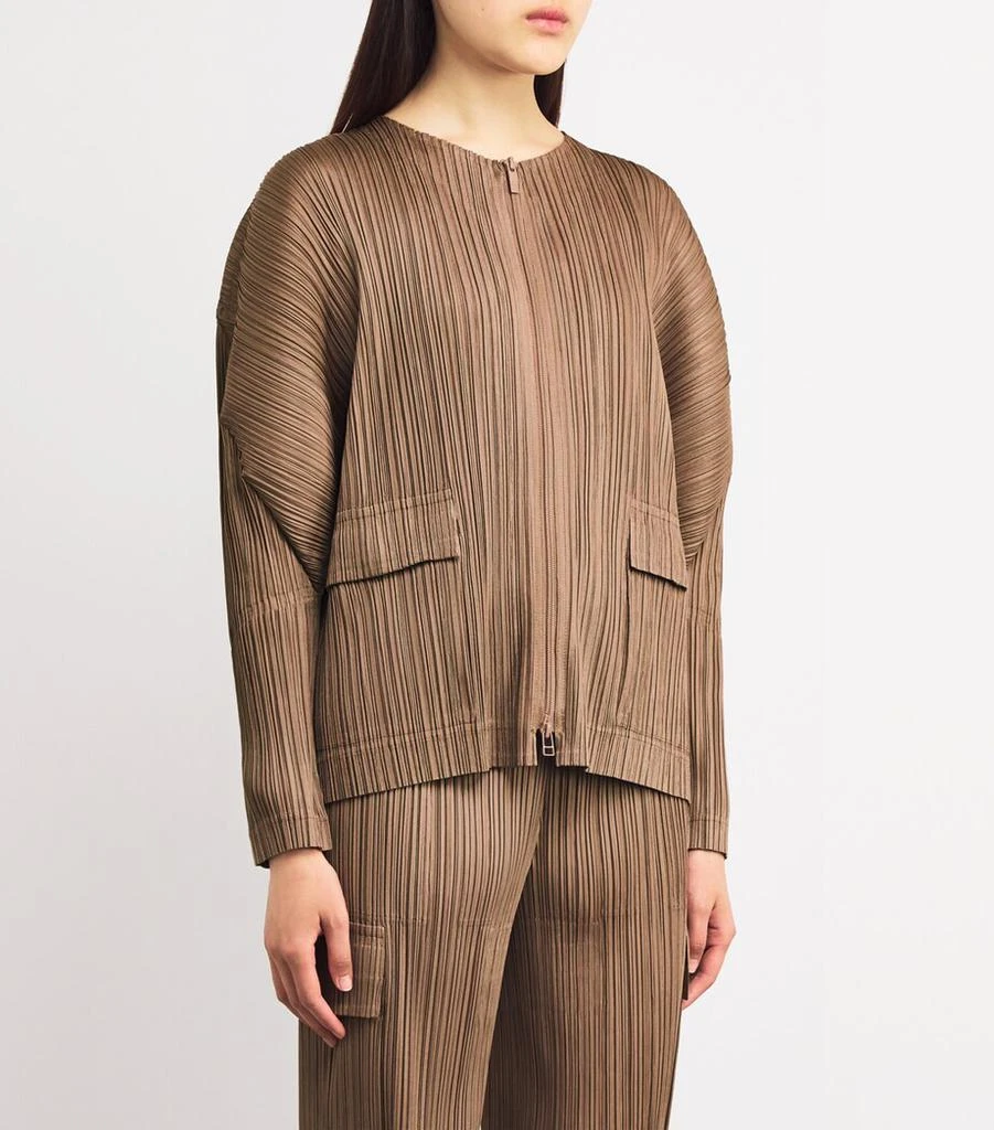 Pleats Please Forward 4 Zip-Up Jacket 3