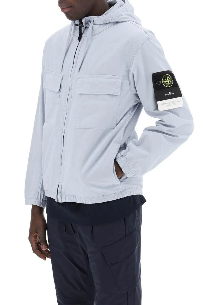 STONE ISLAND Supima Cotton Twill Stretch-TC jacket 5