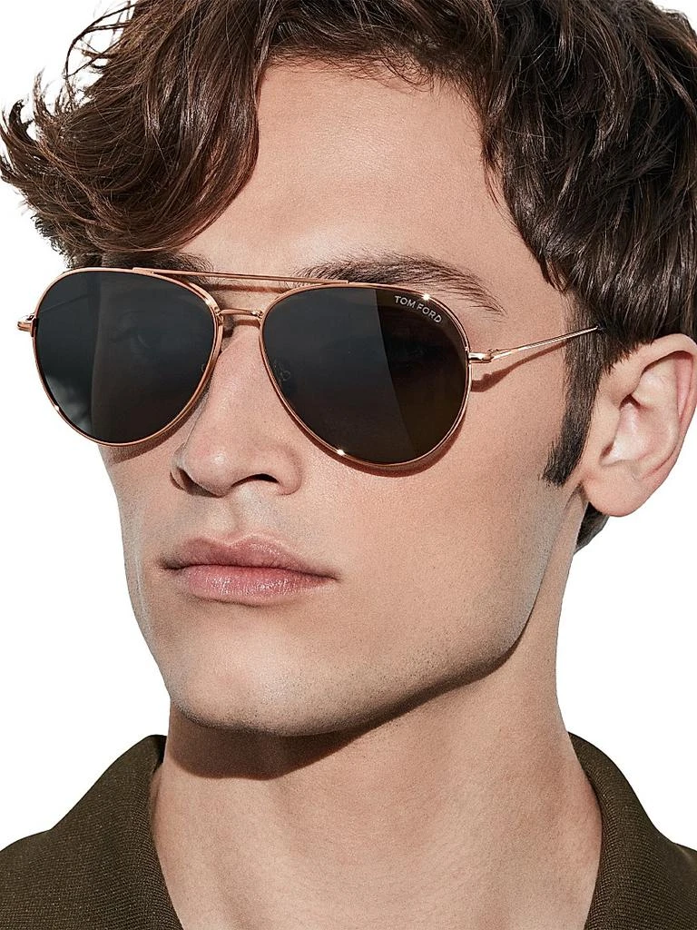 Tom Ford Dashel 62MM Pilot Sunglasses - Accessories  display picture 2