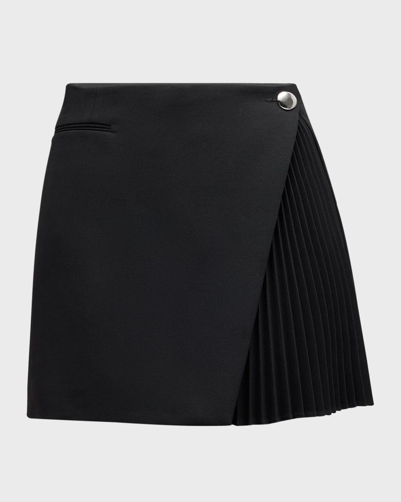 A.L.C. Callen Pleated A-Line Mini Skirt - Dresses & Skirts