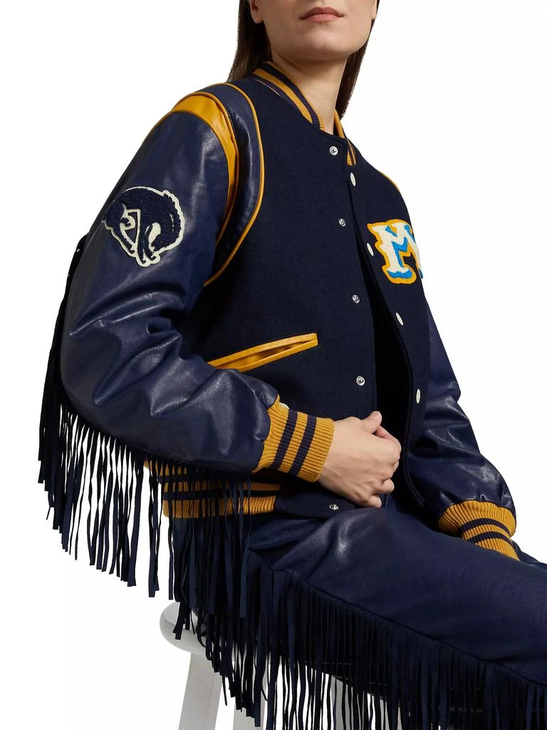 MOTHER The Fringe Team Spirit Varsity Jacket 6