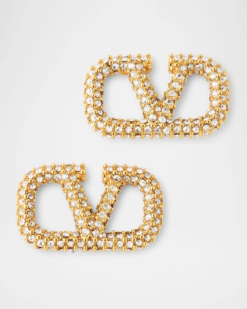 Valentino VLogo Signature Strass Stud Earrings 1