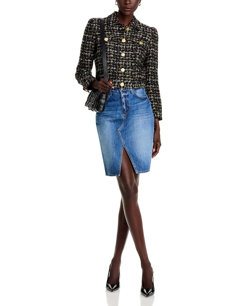 L'Agence Tylee Denim Pencil Skirt 2