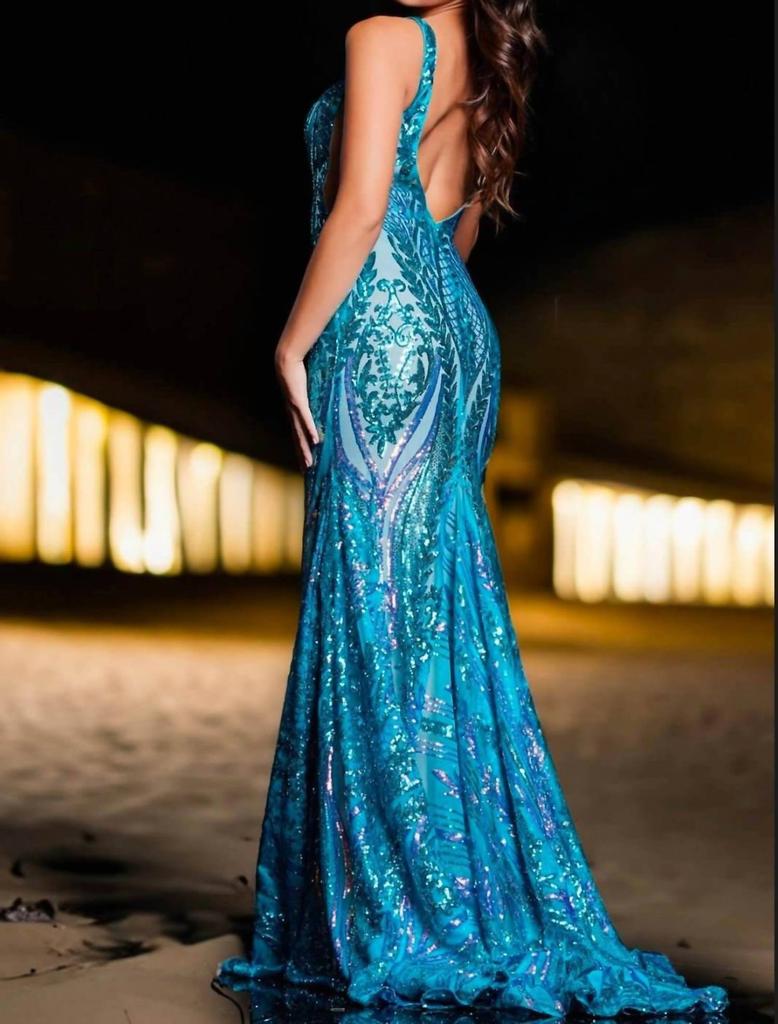 Jovani Jovani - Sequin Fitted Prom Dress