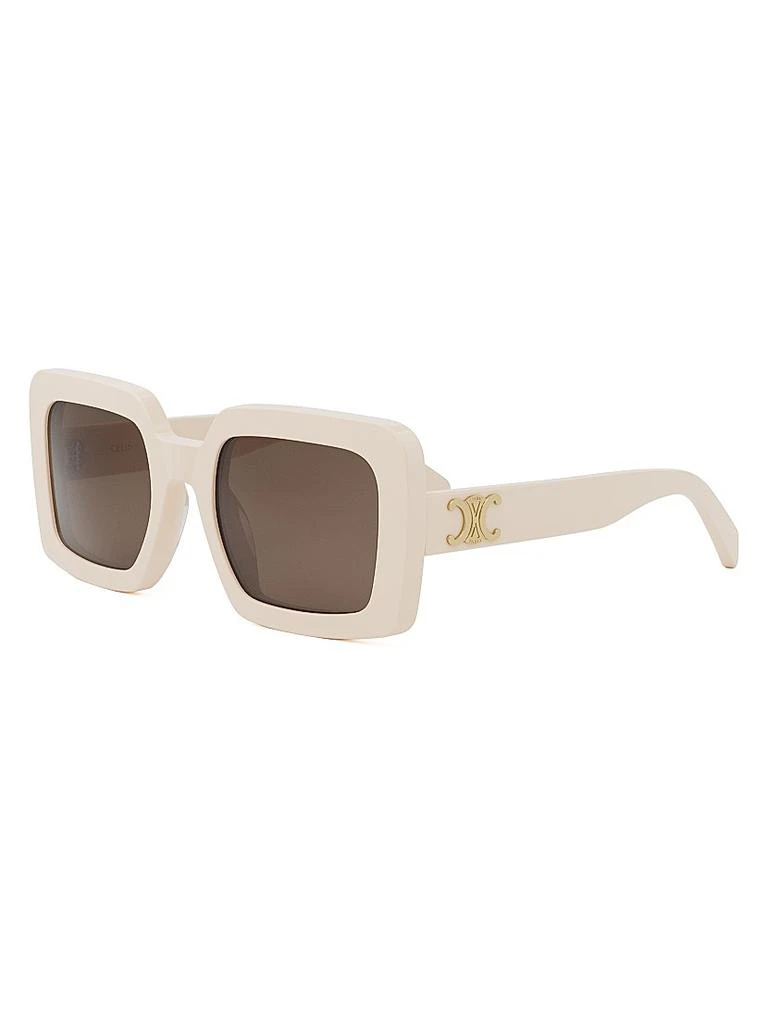 Celine Triomphe 56MM Square Sunglasses 1