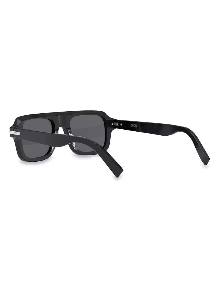 Dior DiorBlackSuit N21 52MM Rectangular Sunglasses 5