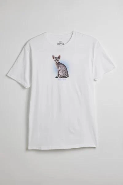 Urban Outfitters Peterbald Cat Graphic Tee 1