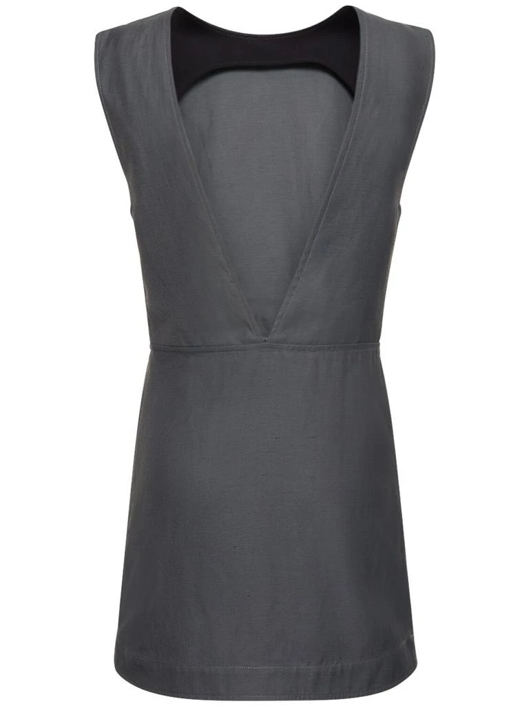 Loulou Studio Hoya Sleeveless Viscose Blend Mini Dress 3