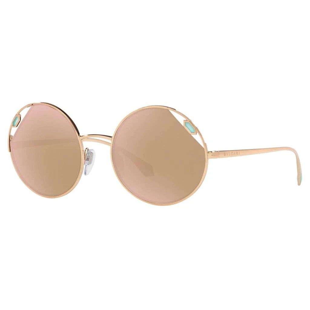 BVLGARI Bulgari Women's Gold Round Sunglasses 1