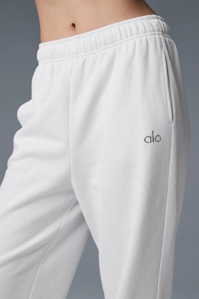 Alo Accolade Sweatpant - White 4