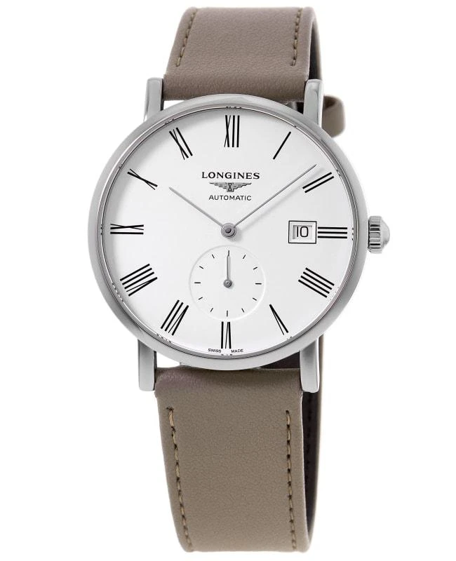 Longines Longines Elegant Collection White Dial Leather Strap Men's Watch L4.812.4.11.2 1