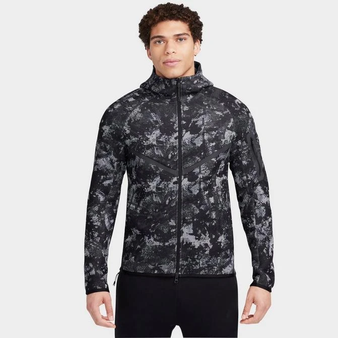 NIKE Men's Nike Tech Fleece Camo Windrunner Full-Zip Hoodie 1