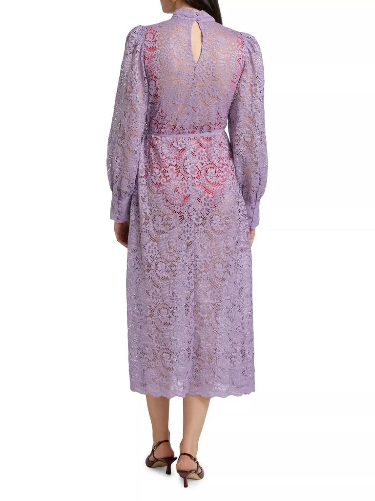 Farm Rio Lace Tie-Waist Midi-Dress 5