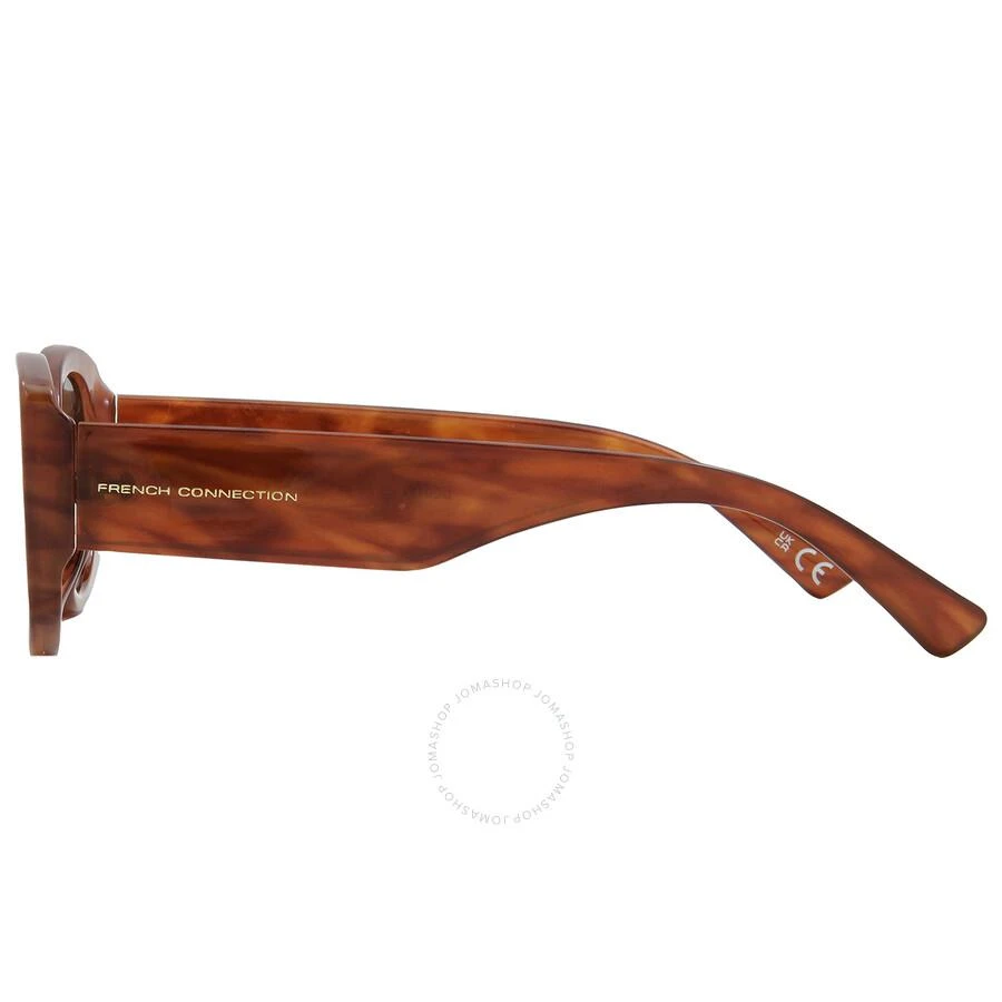 French Connection FC 23 25 BRN Brown Oval Ladies Sunglasses 10266449.COM BRNBRN 3