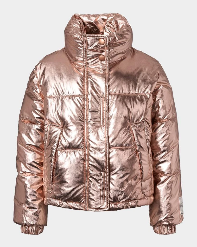 MOLO Girl
s Hansine Water-Repellent Metallic Puffer Jacket, 8-14