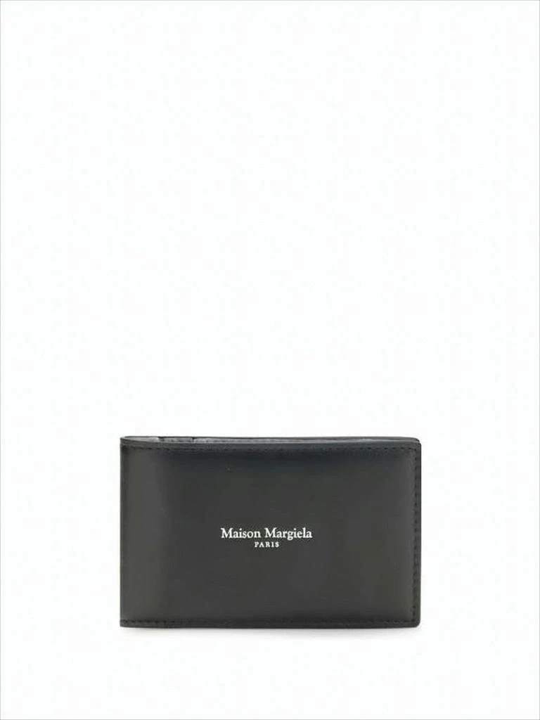 MAISON MARGIELA Rectangular Smooth Leather Wallet With Subtle Stitching