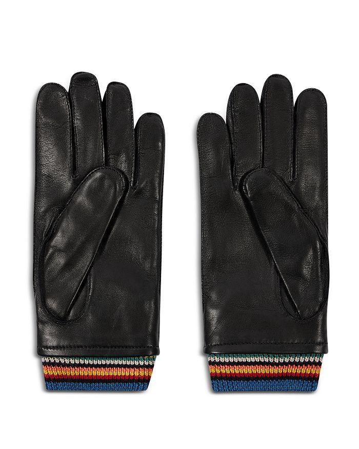 Paul Smith Striped Cuff Gloves