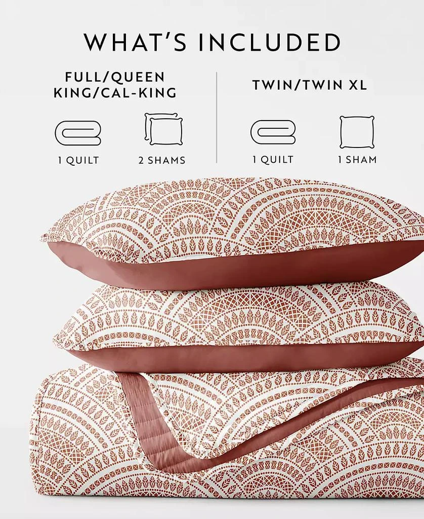 IENJOY HOME Scallop Reversible 3-Pc. Quilt Set 3
