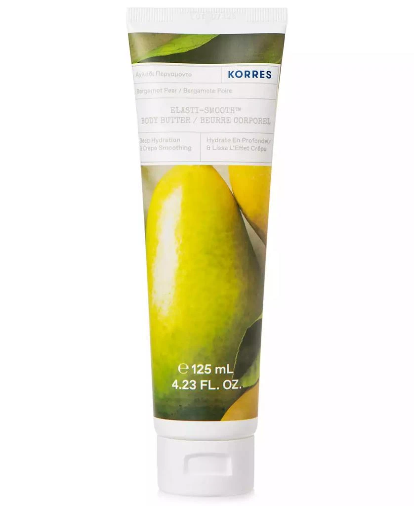 KORRES Elasti-Smooth Bergamot Pear Body Butter, 4.23-oz. 1