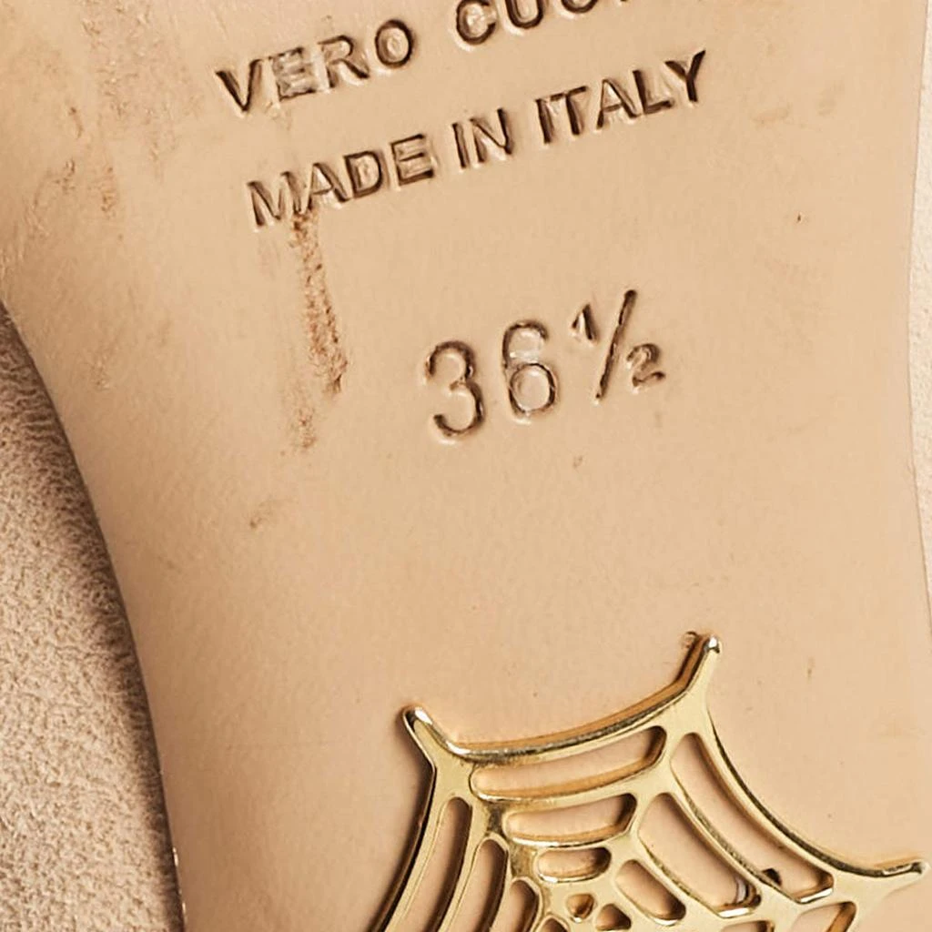 Charlotte Olympia Charlotte Olympia Beige Suede Birthday Zodiac Pumps Size 36.5 8