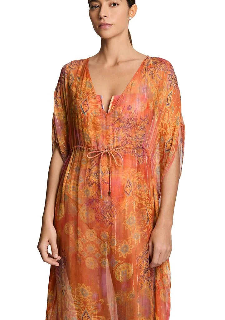 Ralph Lauren Medalion Shimmer Midi Caftan Cover Up 3