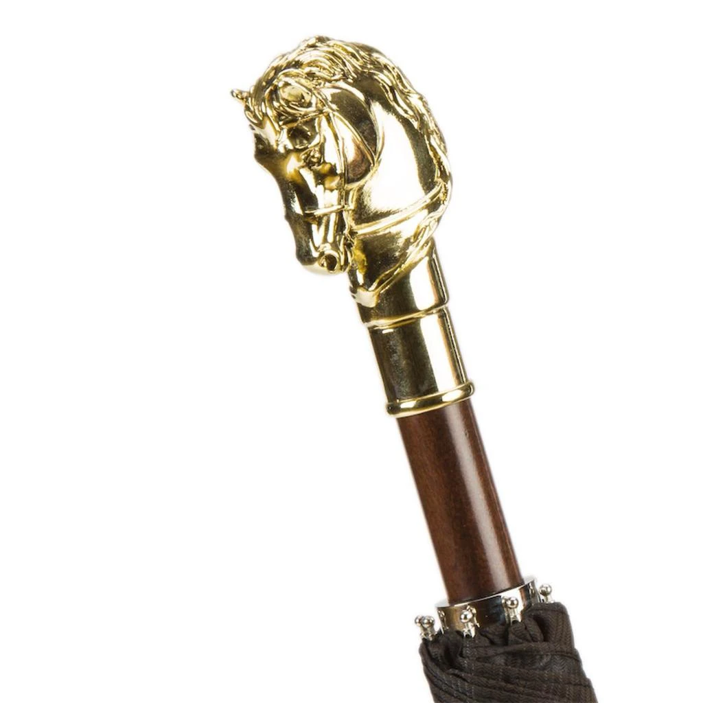 PASOTTI Pasotti - Golden Horse Folding Umbrella 3