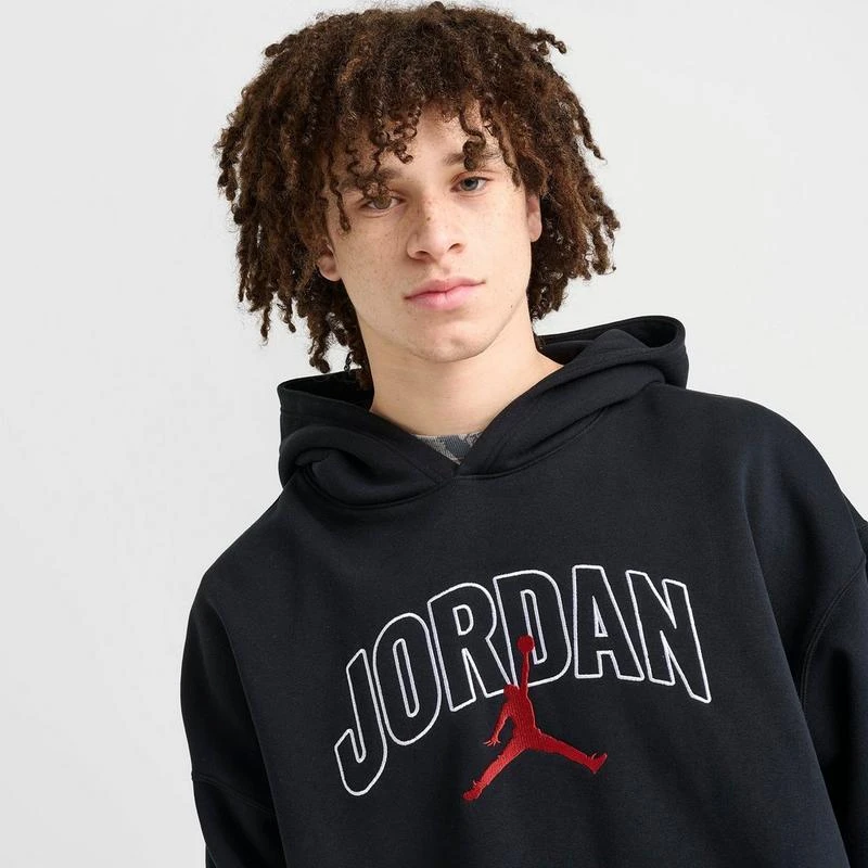 Jordan Men
s Jordan Brooklyn Fleece Oversized Pullover Hoodie 5