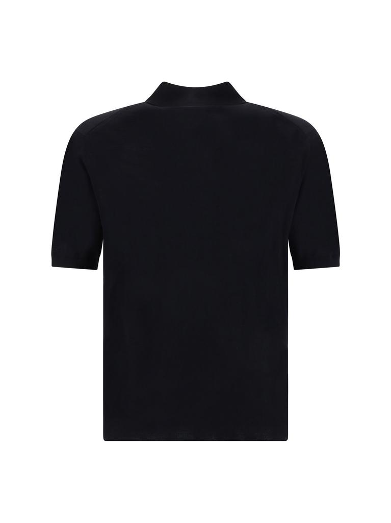 トップス PRADA poloshirt el Shop Prada Logo Embroidered Short Sleeved Polo Shirt on Sale