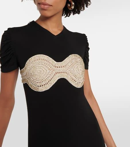 Christopher Esber Embellished jersey maxi dress 4