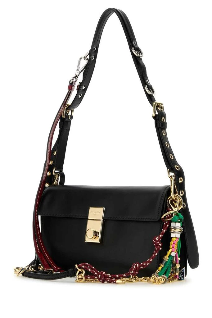 Prada Prada Charm Detailed Small Shoulder Bag 3