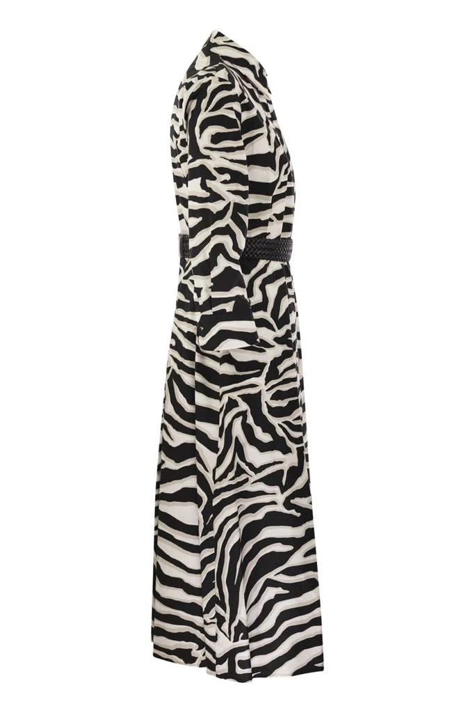 MAX MARA STUDIO ARABBA - PRINTED POPLIN CHEMISIER DRESS 3