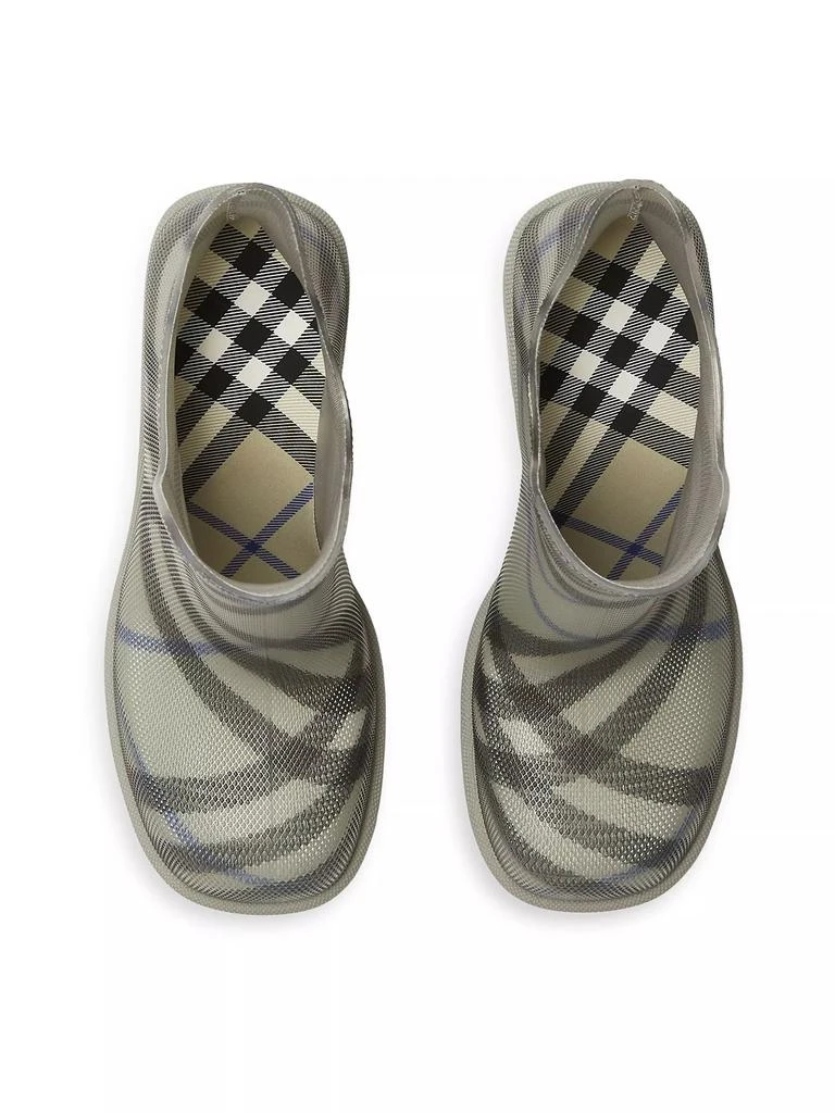 Burberry Marsh Check 65MM Rubber Ankle Boots 3