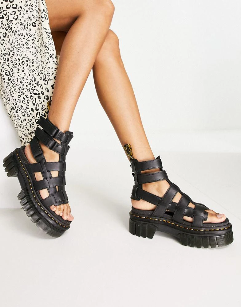 Dr. Martens Dr Martens Ricki gladiator sandals in black 4