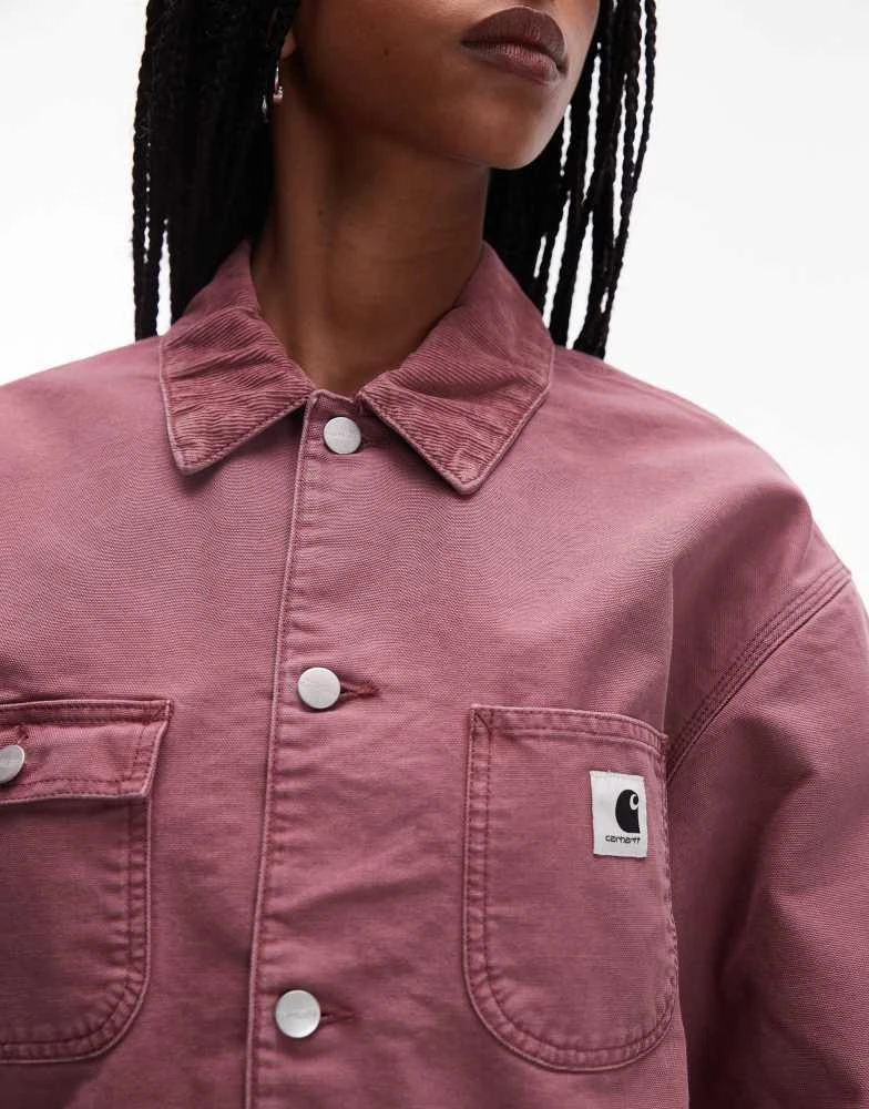 Carhartt WIP Carhartt WIP OG Michigan jacket in washed pink 4