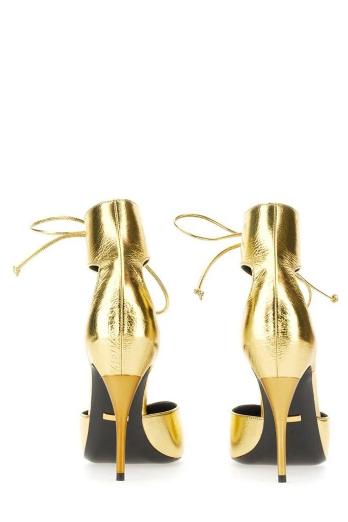 Gucci Gucci Metallic Effect High Heeled Pumps 4
