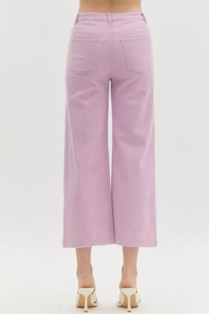 entro Entro - Dripping Pearl Denim Pants 2